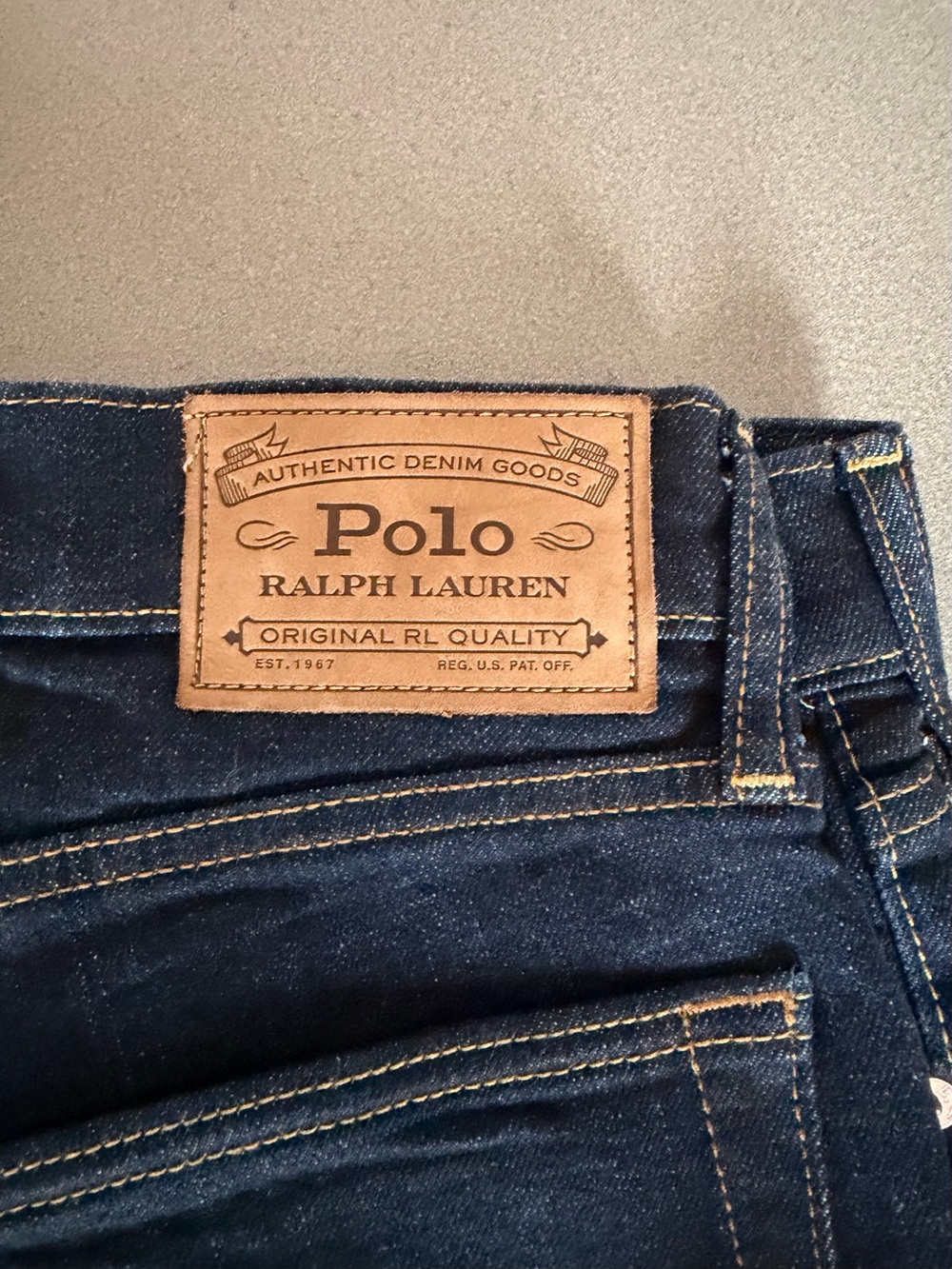 Ralph Lauren Dark Blue Straight Jeans
